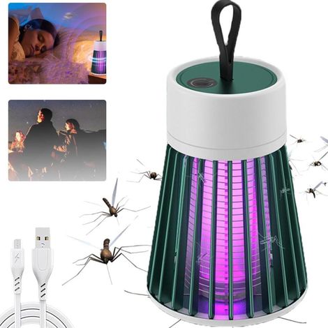 Muecken-Zapper tragbar anti-Muecke, elektrisch USB, Kerze, Outdoor Camping Zuhause, LED leise wirksam (1/4)