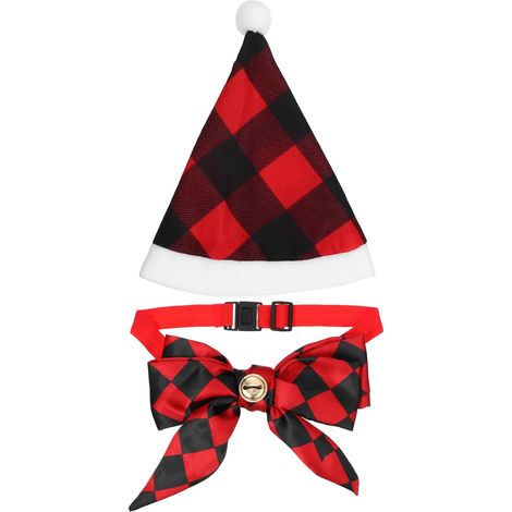 Christmas Costume for Dogs, Christmas Outfit for Cats, and Pet Bow (1/5)