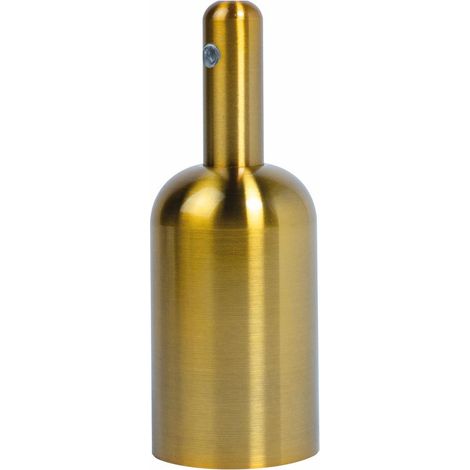 TIBELEC Douille e27 + cache metal bronze d42mm tibelec (1/3)