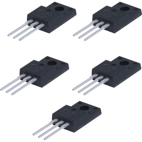 FQPF5N60C - Mosfet N Canal - 600 V - 5 A - 2 5 Ω - 33 W - Paquete TO-220F - Para Fuentes De Alimentación Conmutadas Y Control De Motores (1/5)
