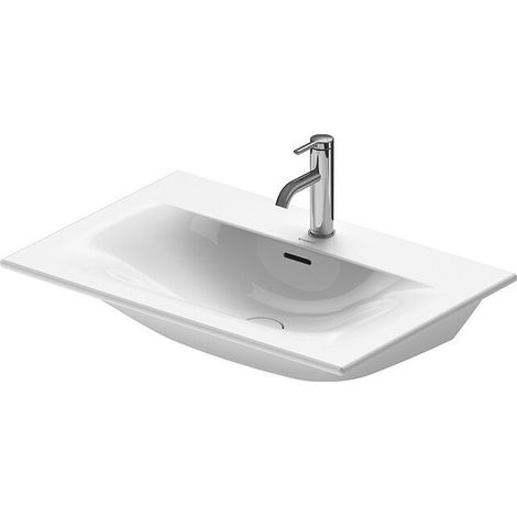 Lavabo para mueble Viu 730mm. Blanco 3 agujeros .. Wondergliss