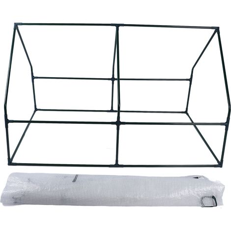Serre de jardin professionnelle, résistante au gel, coupe-vent, cadre en acier solide, tente intérieure pour maison extérieure 150x90x90cm / 59.1x35.4x35.4in (1/5)