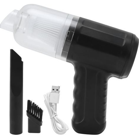 Mini aspiradora de mano inalámbrica para coche, 120 W de potencia, filtro HEPA lavable, ideal para pelo de mascotas, hogar y oficina. (1/5)