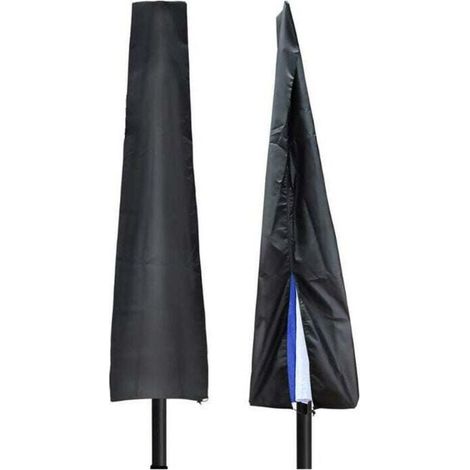 Couverture de Parasol, Housse de Parasol Double Couche Imperméable Anti-UV Robuste en Tissu Oxford 210D Housse Protection pour Parasol avec Fermeture à glissière (190X30X50cm), (1/4)