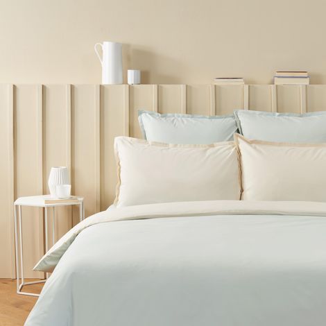 Housse de Couette 240 x 220 cm Menthol - Couette Coton