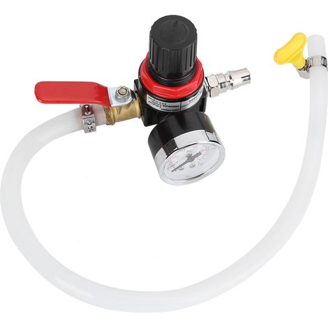 Détecteur universel de fuites de réservoir d'eau pour voiture, testeur de pression de radiateur de refroidissement, manomètre (1/5)