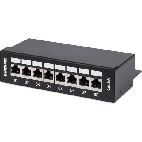 Intellinet 720908 pezzo di pannello (CAT6A PATCH PANEL 8-PORT FTP - DESKTOP SHIELDED TOP/PUNCH DOWN) (1/5)