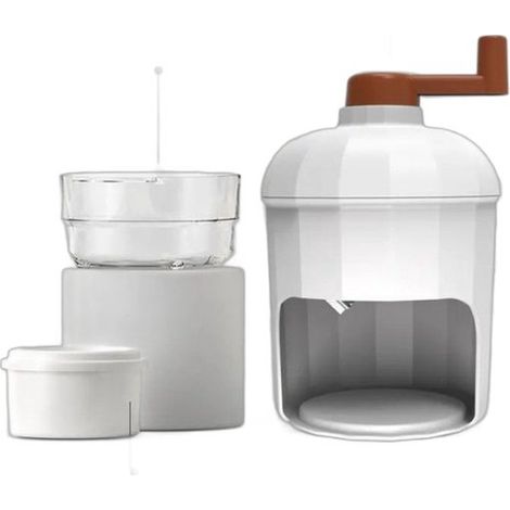 Trituradora de hielo manual – Máquina para granizados, máquina para triturar hielo, con molde para hielo, libre de BPA. (1/5)