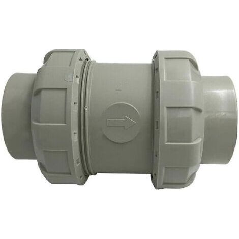 Diamètre(20mm)étanche Lmell gris clapet anti-retour en ligne pour machine à laver (1/2)