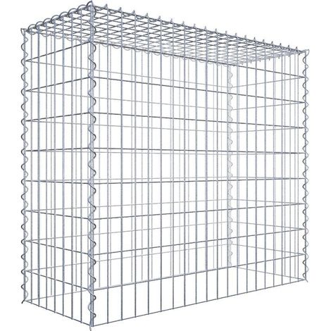 Gabiondeco - Gabion - Element de prolongation en hauteur 100 cm x 90 cm x 40 cm (L x H x P). maille 5 x 10 cm. Spirale. Attention : il manque une grille - Made in Ger... (1/5)