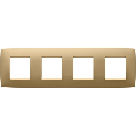 PLAQUE ONE 2+2+2+2P H OR GEWISS GW16128VO