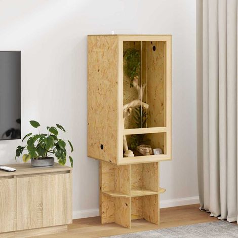 Terrarium Braun 50 x 50 x 100 cm OSB