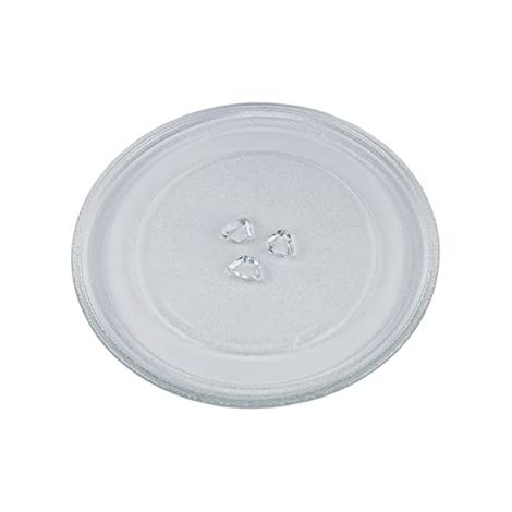 Plato giratorio de cristal para microondas LG con 3 muescas de 24,5cm de diámetro