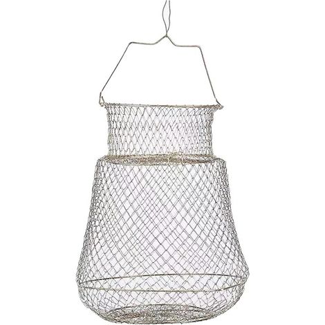 Cage à poisson portable pliable cage à poisson filet de pêche crabe homard anguille hareng 3858CM
