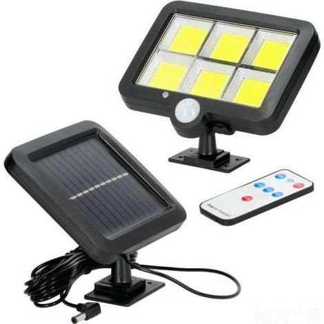 Projecteur solaire avec détecteur de mouvement LED PRISM 6000K blanc froid