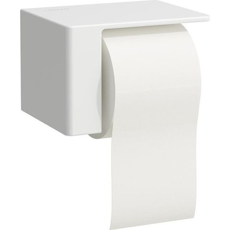 Porte rouleau papier VAL droit blanc mat LAUFEN