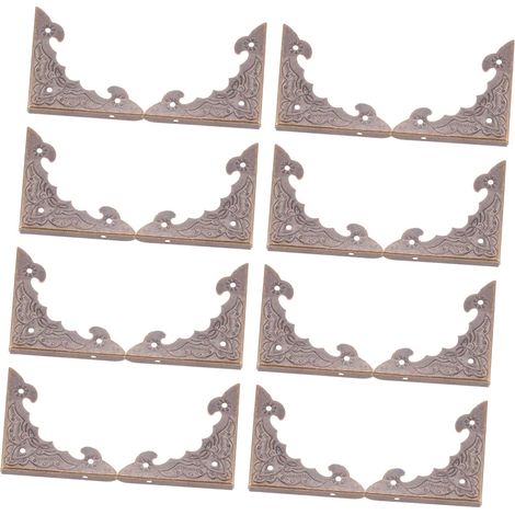 jojofuny Lot de 30 protections d'angle métalliques pour boîtes (1/5)
