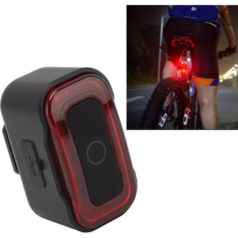 Intelligentes Fahrradbremsrücklicht, rotes Licht, 16 Hochleistungs-LEDs, Fahrradsignallicht, USB-aufladbar, Bremsrücklicht für Mountainbikes (1/5)