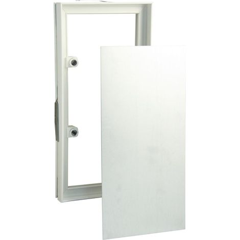Fliesenrahmen Trägerpl.+Magnet Stahlblech verzinkt, 156x309mm