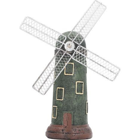 Moulin à vent néerlandais statuette décorative raffinée ornement pour bureau meuble TV bureau Type 2 (1/5)