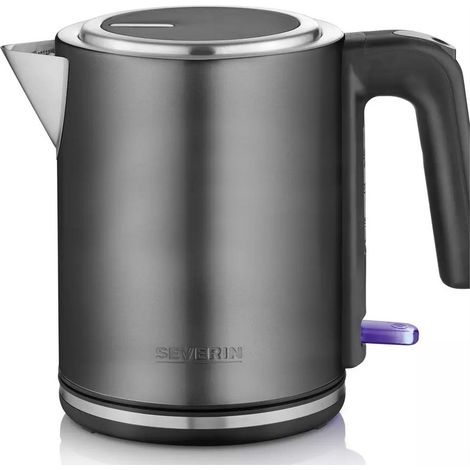 Severin WK 9342 Hervidor eléctrico 1L Negro Acero (1/5)