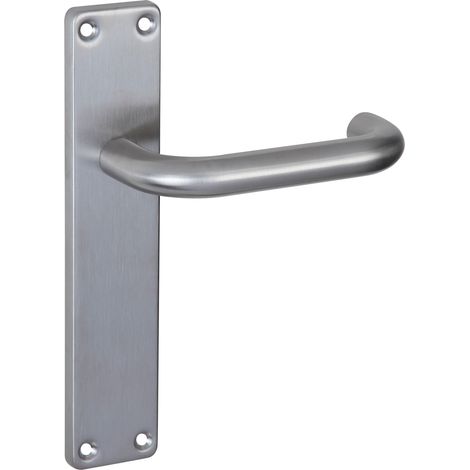 Manilla acero inox 603 placa rectangular puerta interior/exterior (1/5)