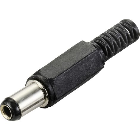 TRU COMPONENTS Schwachstromverbinder Stecker, gerade 5.5 mm 2.5 mm 1 St. (1/4)