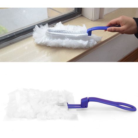 Plumeau jetable en microfibre absorbante électrostatique pour le dépoussiérage et le nettoyage de la maison (1/5)