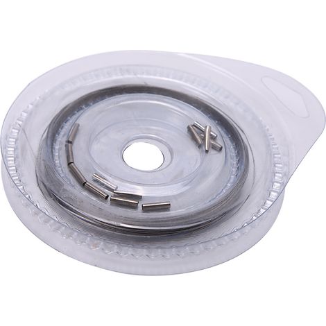 10 m de fil d'acier tressé haute résistance pour la pêche en mer (10 lb) à 7 brins (1/5)