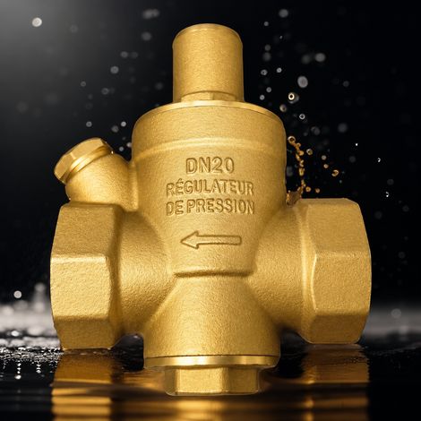 Réducteur de pression d'eau en laiton DN25 1 pouce sans manomètre dn25 1 réf 0818 72 × 42 × 91 cm 360 g – Livraison gratuite