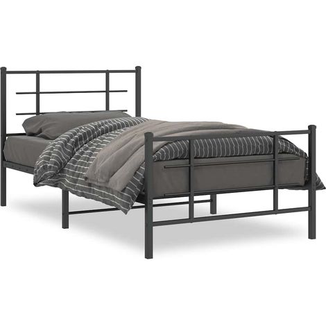 Maison Exclusive - Estructura cama sin colchón con estribo metal (1/5)