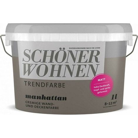 SW Trend Wandfarbe matt 1,0L manhattan 7513