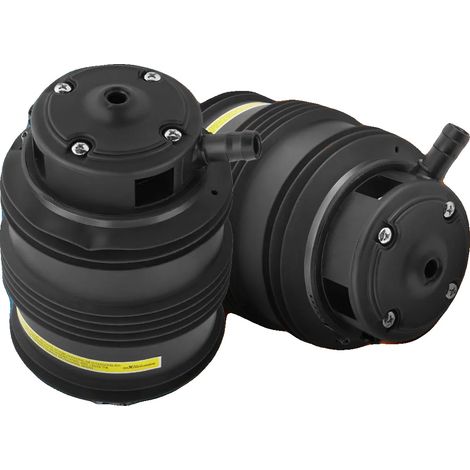 Par de amortiguadores neumáticos de caucho sintético, 15 x 10 x 8 pulgadas, compatibles con Mercedes E300 E500 CLS55, capacidad de carga de 1500 lb, alta resistencia a la presión. (1/5)