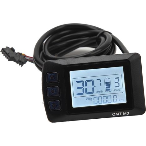 Wasserdichtes LCD-Bedienfeld für 24V-, 36V- und 48V-Elektrofahrräder mit SM-Stecker und M3-Elektroroller. (1/5)