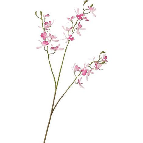 Dix orchidées Phalaenopsis artificielles, chacune avec une tige de 73 cm de long et des fleurs soyeuses, convenant à la décoration de la maison, des mariages, des bureaux et de l'intérieur/extérieur. (1/5)