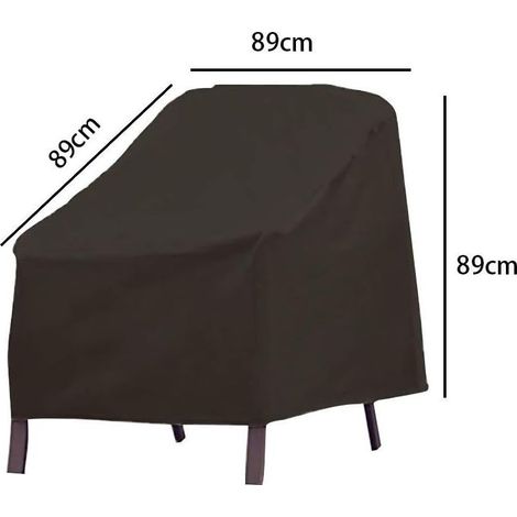 Housse Chaise Protection Pluie Accessoires Oxford Tissu Solide Mariage Extérieur Jardin Hôtel Chemin Plage Hion Maison Imperméable Poussière (1/5)