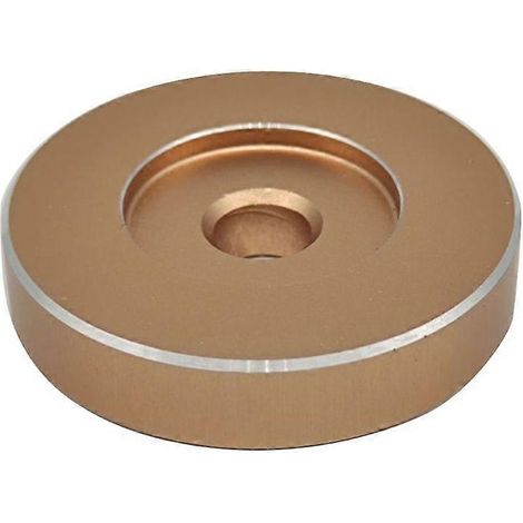 Adaptateur 45 tours/minute - pour disques vinyles 7 pouces. Adaptateur 45 tours/minute compatible avec toutes les platines. (1/5)