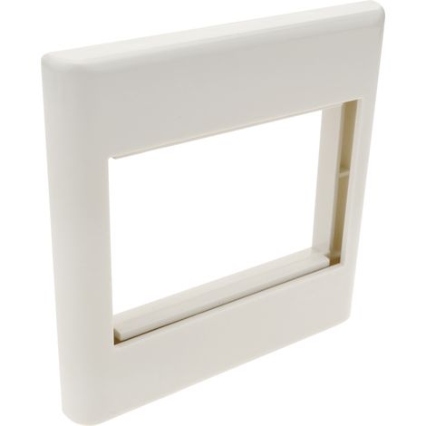 BeMatik - Marco de 80x80 para 3 módulos de 45x22,5mm