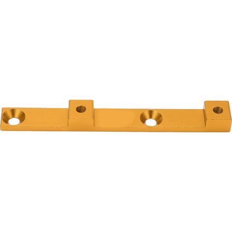 Adaptateur de réglage de la position des trous pour porte-bidon de vélo, procédé de placage sous vide, doubles trous dorés (1/5)
