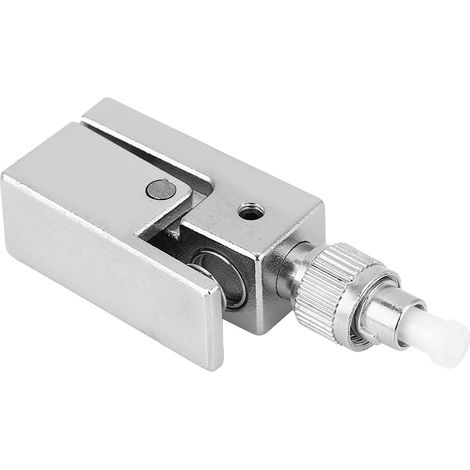 Connecteur adaptateur FC fibre optique carré, raccord fibre nue à faible perte d'insertion, compatible FC, robuste et fiable. (1/5)