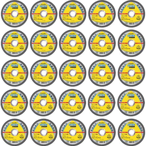 Lot de 25 Disques à tronçonner, Type A 960 TZ, 125x1x22,23 mm (1/2)
