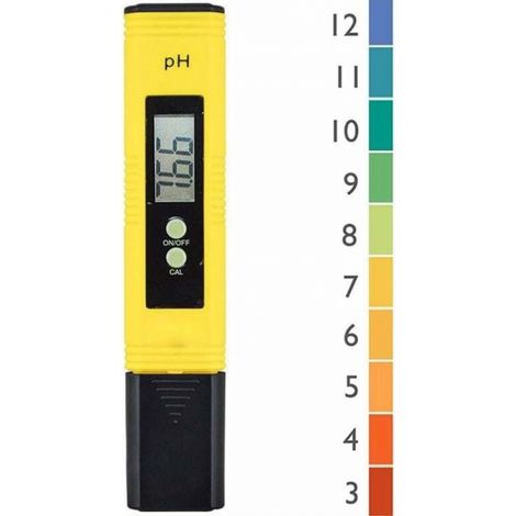BEBUSINGOTO Professionelles pH-Testgerät mit automatischer Kalibrierungsfunktion, geeignet für den Messbereich von Aquarien und Schwimmbädern. (1/5)