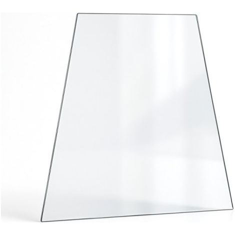 Vitre Panadero GARDEN - Verre Trapèze isocèle pour poêle à bois - 503 / x 383 mm (L1/L2 x H1) - 4 mm (1/3)