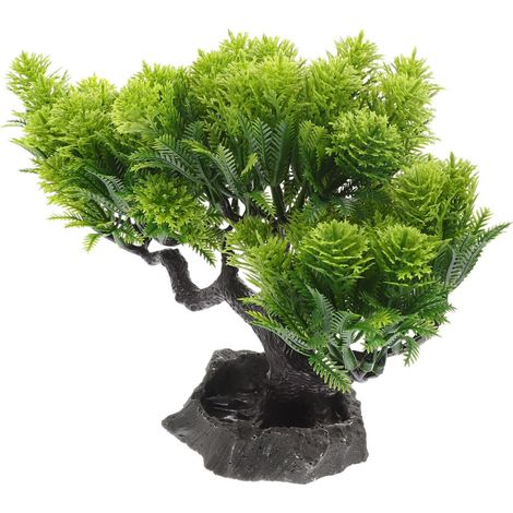 Faux Arbre de Pin Vert en Plastique, Ornement de Plat pour Assiettes à Sushis et Sashimi, Décoration Réaliste pour Restaurants (1/5)