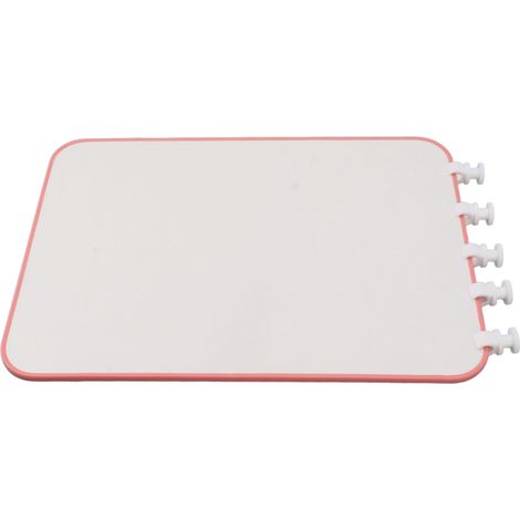 Plateau de séparation portable et léger pour sac de plage, idéal pour séparer vêtements et en-cas (rose). (1/5)