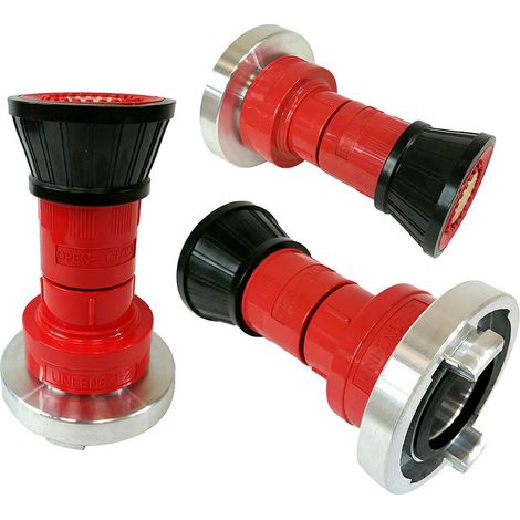 Prandownica para mangueras de bomberos 2” Silver, modelo Prądownica do węży strażackich, herramienta profesional, alta resistencia y rendimiento en extinción de incendios