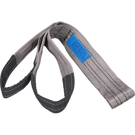 Sangle de levage, sangle PES plate et épaissie 4T, haute résistance pour le transport, 5 mètres (16,4 pieds) (1/5)