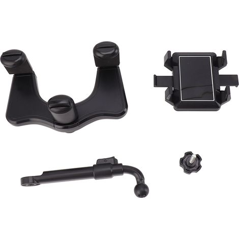 Support téléphone rétroviseur orientable, support multifonction à pince pour voiture, angle réglable, fixe smartphone (1/5)