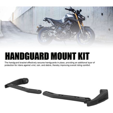 Kit di supporto per protezioni mani MT-09/MT-09 SP dal 2024 in metallo e plastica ad alta resistenza - Protezione potenziata e stabilità per un maggiore comfort di guida (1/5)