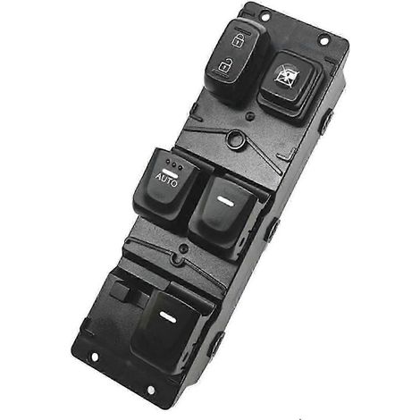 Bouton de commande de lève-vitre avant gauche pour Hyundai Veloster 2011-2016 (conduite à gauche), référence 93570-2V000. (1/5)